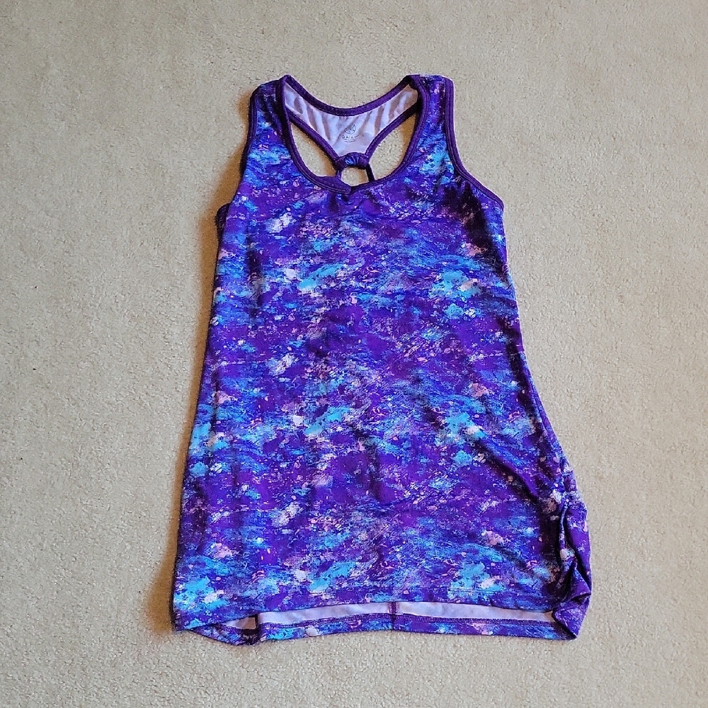 GAIAM Purple Galaxy Tank Top